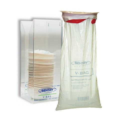 Vomit Bags Sick First Aid Emesis Red Ring Twist & Seal